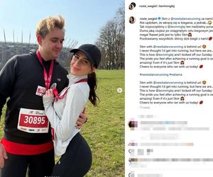 Roxie Węgiel  biega z Kevinem