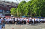 Kibice na meczu Pogoń - Legia