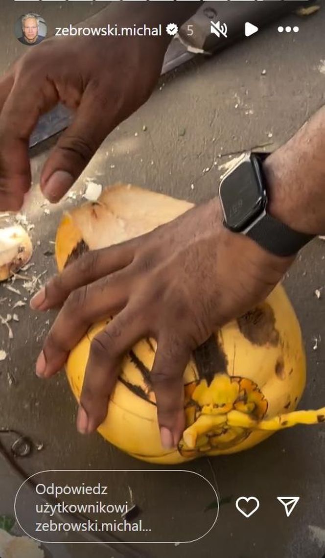 Michał Żebrowski pokazał oko cyklonu! Potworne zniszczenia po Melissie