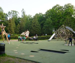 Plac zabaw w Parku Planty