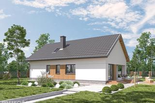 Projekt domu Polecany z katalogu Muratora - wizualizacje, plany, rysunek