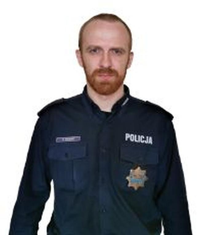 młodszy aspirant Mirosław Szubart (KOMISARIAT POLICJI II W BIAŁYMSTOKU)