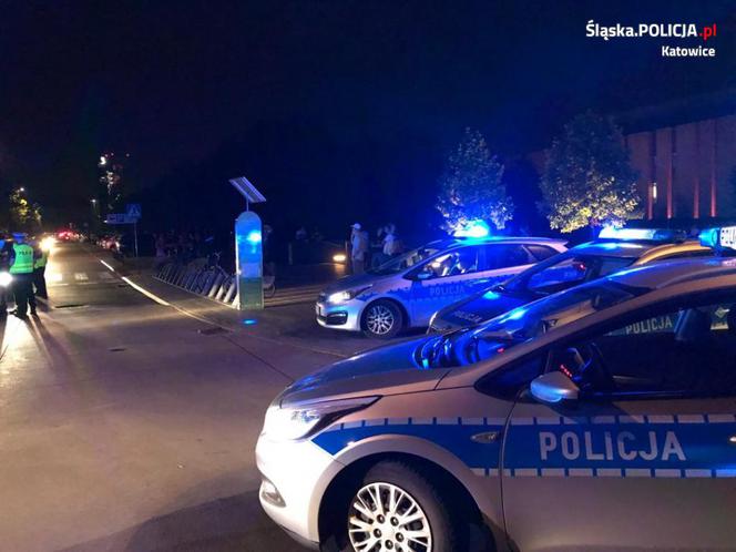 Szybkie samochody stanęły do nielegalnego wyścigu w Katowicach. Interweniowała policja [ZDJĘCIA, WIDEO]