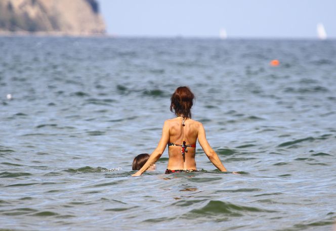 Marta Kaczyńska nad Bałykiem niczym grecka bogini!