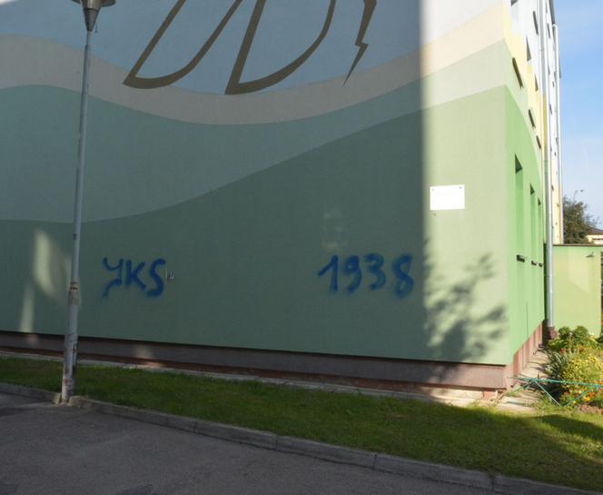 Osiem budynków „ozdobionych” przez 21-letniego graficiarza. Młody mężczyzna w rękach policji
