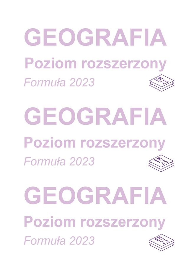 Matura próbna 2024 geografia