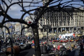 Ukraina Majdan po zamieszkach