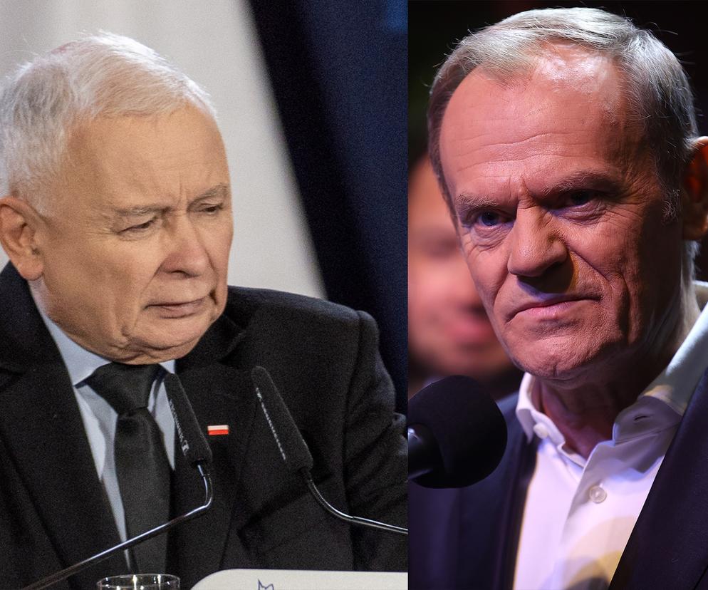 Donald Tusk i Jarosław Kaczyński upokorzeni