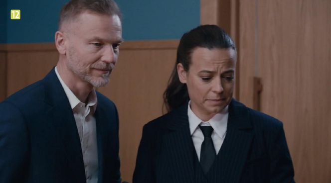 M jak miłość odc. 1872 po wakacjach. Magda (Anna Mucha), Andrzej Budzyński (Krystian Wieczorek)