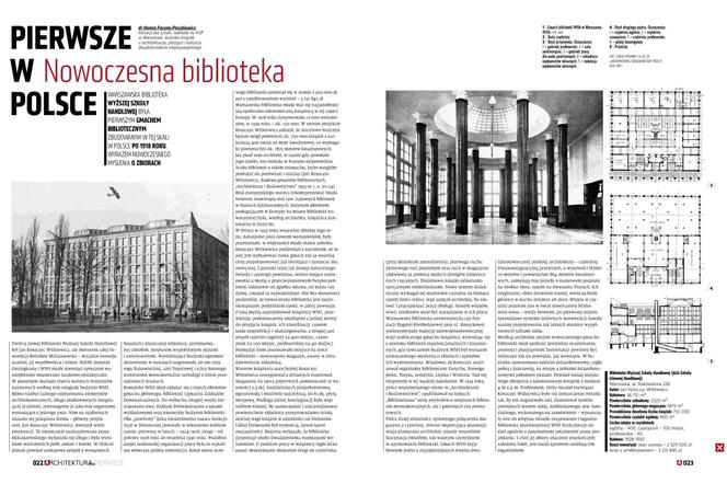 Pierwsze w Polsce: nowoczesna biblioteka