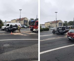 Przejazd ulicą 3 Maja był chwilowo zablokowany, jednak obecnie nie ma już utrudnień w ruchu