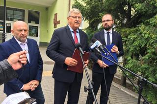 Konferencja prasowa Krzysztof Szczuckiego w Grudziądzu