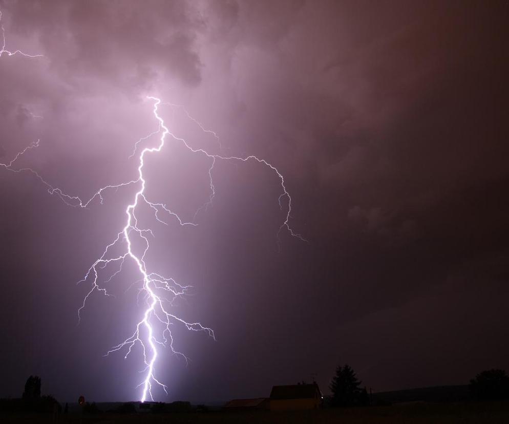 Burze nad regionem świętokrzyskim 