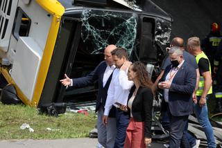 Wypadek autobusu w Warszawie. To był autobus na GAZ! Czy wybuchnie?