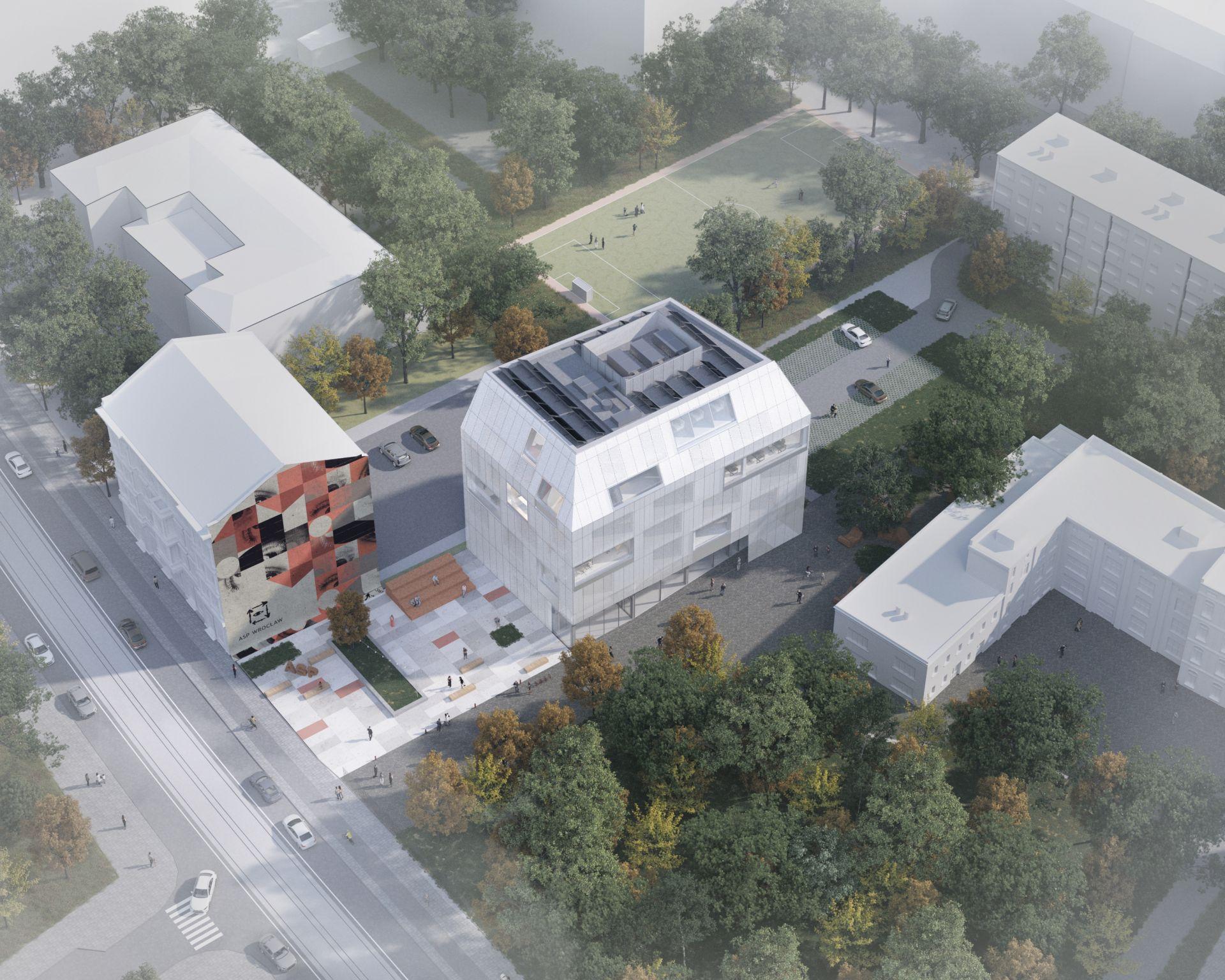 Nowy budynek ASP we Wrocławiu: wyniki konkursu SARP