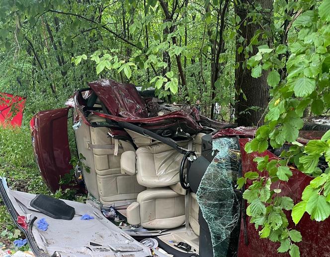 Wypadek w Hołubli w powiecie siedleckim