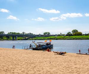 Plażówka Saska, czyli plaża na Saskiej Kępie