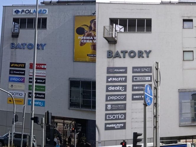 Gdynia. Z centrum handlowego batory zniknęły reklamy