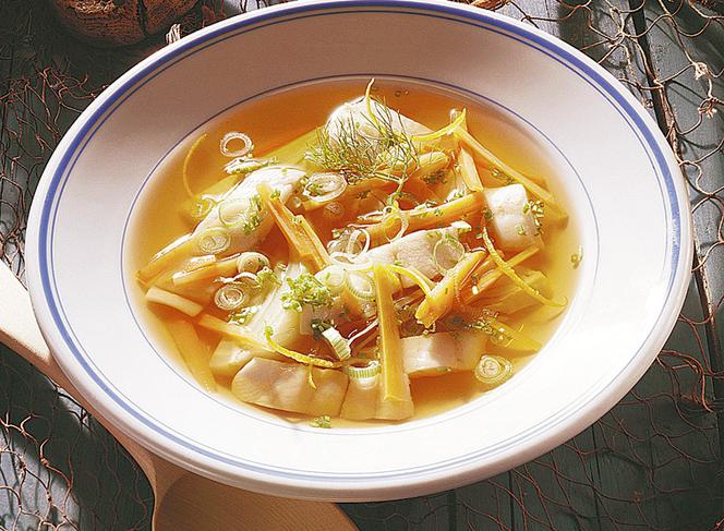 Zupa z ryb z szafranem