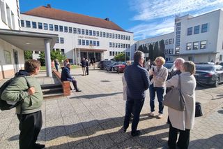 Alamr bombowy  w sądzie