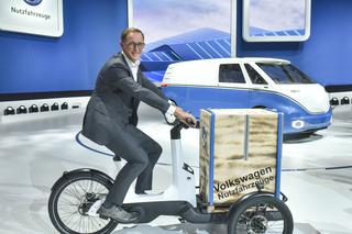 Elektryczny dostawczy rower Volkswagena - Cargo e-Bike