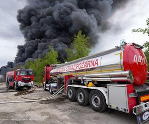 Pożar odpadów w Siemianowicach Śląskich. Ktoś celowo podpalił składowisko?!