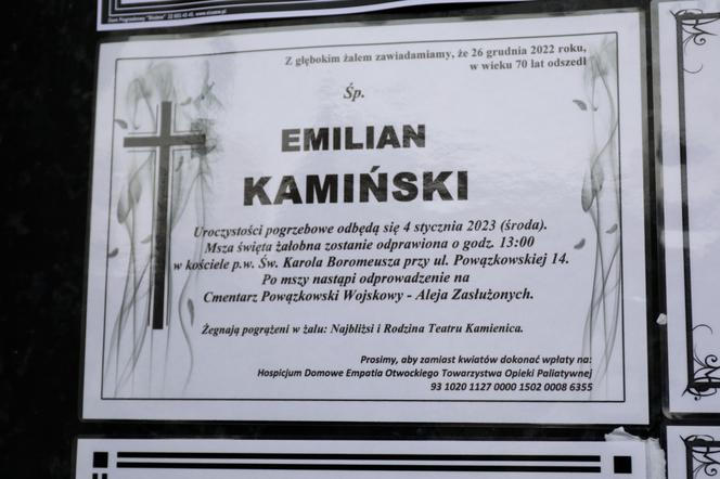 Pogrzeb Emiliana Kamińskiego