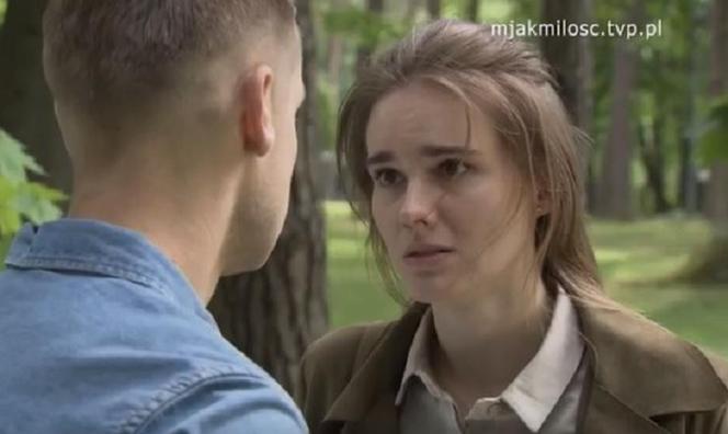 M jak miłość. Franka (Dominika Kachlik),Paweł (Rafał Mroczek)