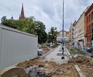 Tak przebiega rewitalizacja Placu Wolności w Bydgoszczy. Zaglądamy na plac budowy