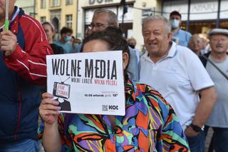 Protesty w sprawie ustawy lex TVN