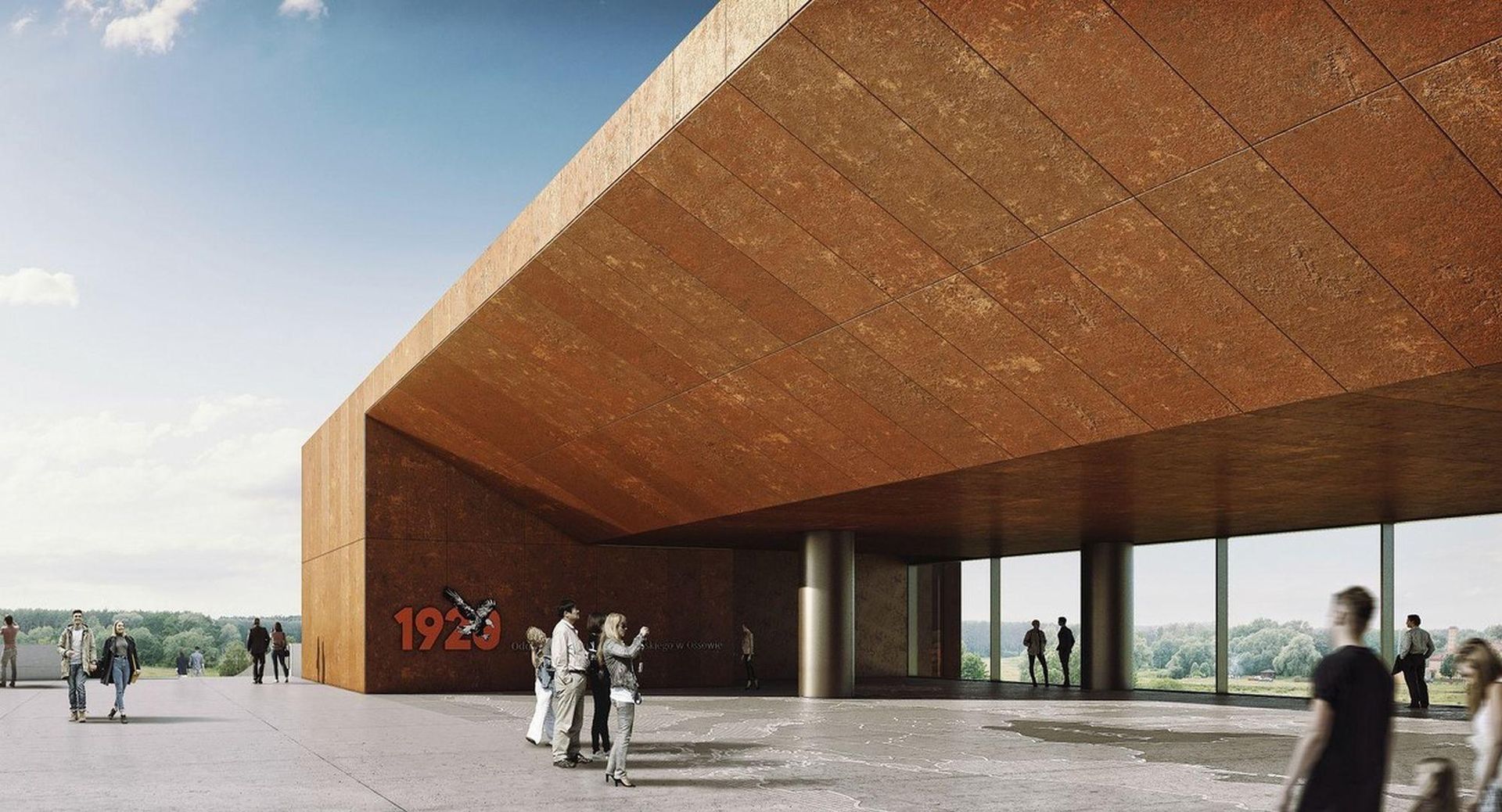 Muzeum Bitwy Warszawskiej w Ossowie, proj. DiM'84 Dom i Miasto