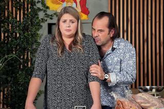 Barwy szczęścia odc. 2950. Aldona (Elżbieta Romanowska), Borys (Jakub Wieczorek)