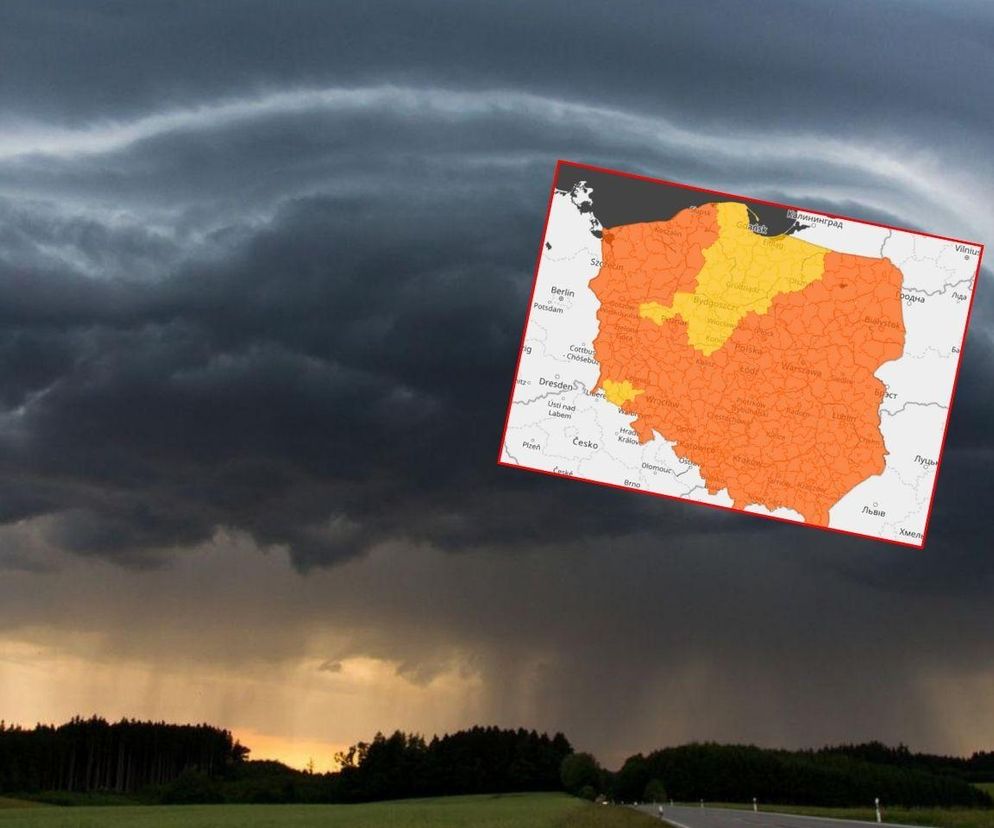 Burze, upały i gradobicia. Ostrzeżenia IMGW dla Polski