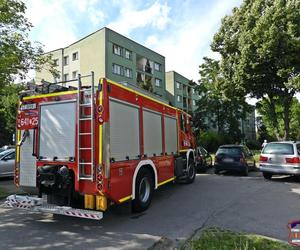 Dramat w Tychach. Młoda kobieta wypadła z balkonu budynku bloku