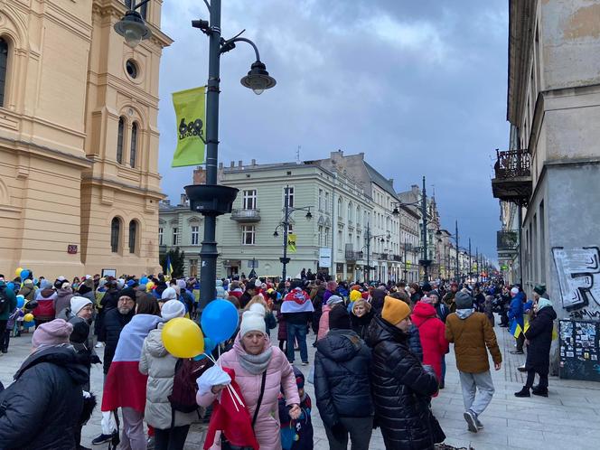 Marsz "Pokój dla Ukrainy" w Łodzi