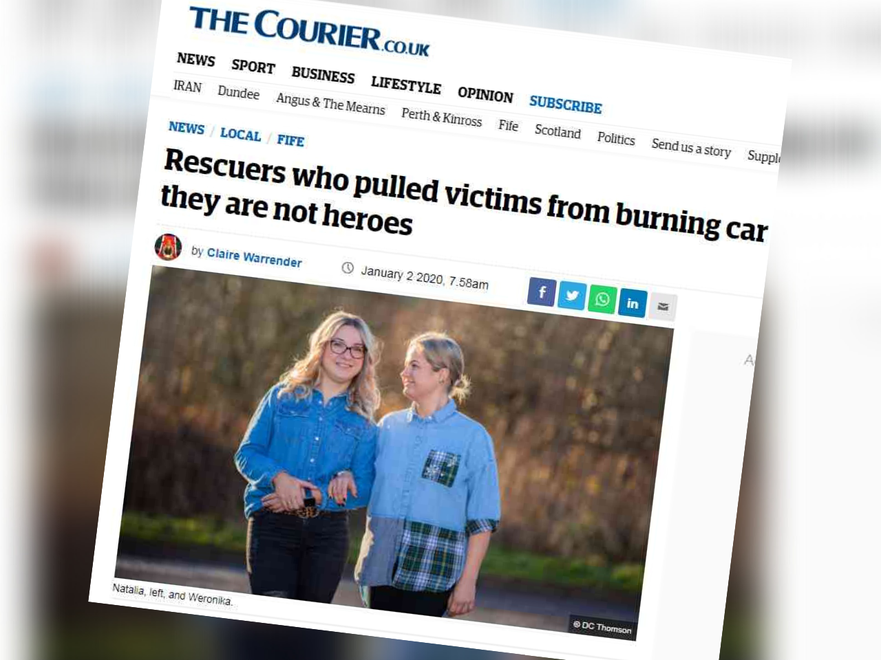 Dwie mamy uratowały 5 osób z płonącego samochodu. Są już bohaterkami