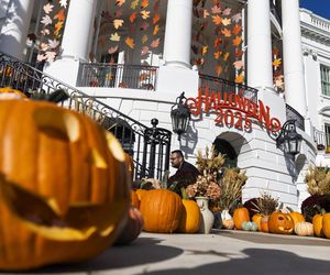 Tłumy na zabawie w Białym Domu. Tak Trump świętował Halloween EPA/JIM LO SCALZO