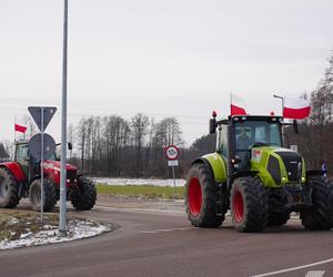 Protest rolników w Podlaskiem. Ciągniki blokują drogi w całym województwie! 