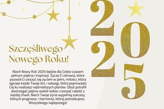 Życzenia noworoczne 2025 - obrazki jako nietypowe życzenia na Nowy Rok!