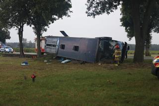 Wypadek autokaru w Chromnej pod Siedlcami