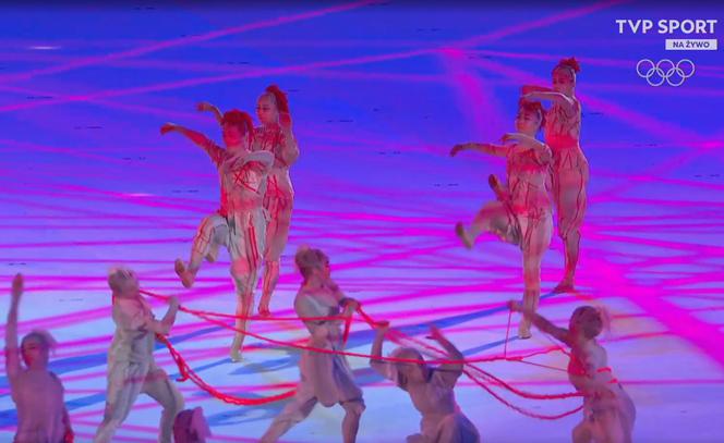 Defilada Polaków podczas ceremonii otwarcia Tokio 2020