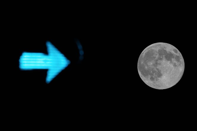 Niesamowita superpełnia Księżyca widziana z Przemyśla