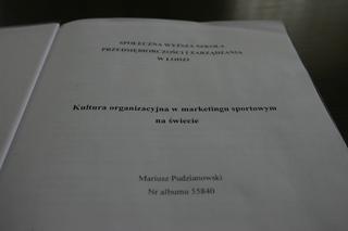 Mariusz Pudzianowski skończył studia