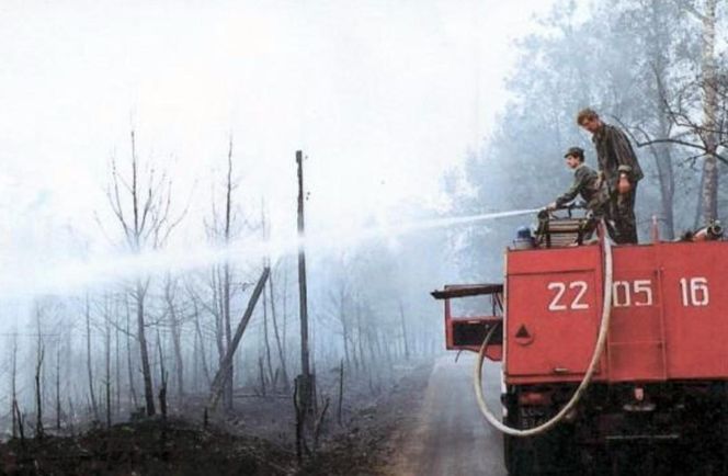 Pożar lasu w Kuźni Raciborskiej w 1992 roku