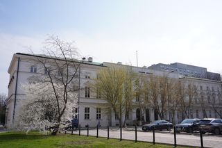 Przesunięty w 1970 roku Pałac Lubomirskich w Warszawie
