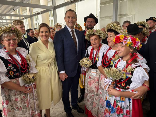 Koło Gospodyń Wiejskich w Puszynie na Dożynkach Prezydenckich w Warszawie