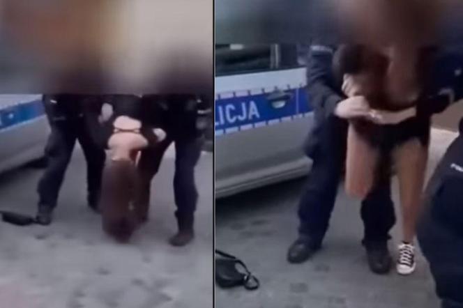 Policyjne zatrzymanie w Sopocie. Kobieta zapierała się rękoma i nogami 