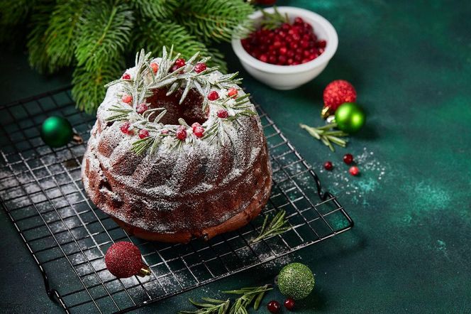 świąteczna babka z bakaliami