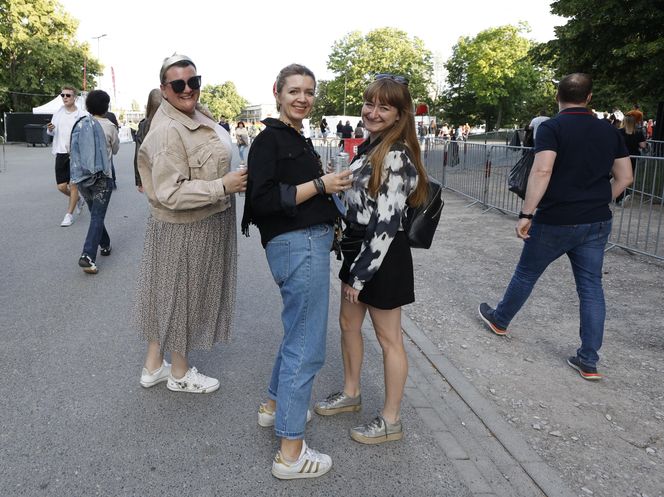Koncert Justina Timberlake'a w Warszawie - fani pod PGE Narodowym