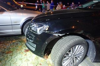 Pijany Ukrainiec stracił panowanie i wjechał w zaparkowane samochody. W aucie było niemowlę